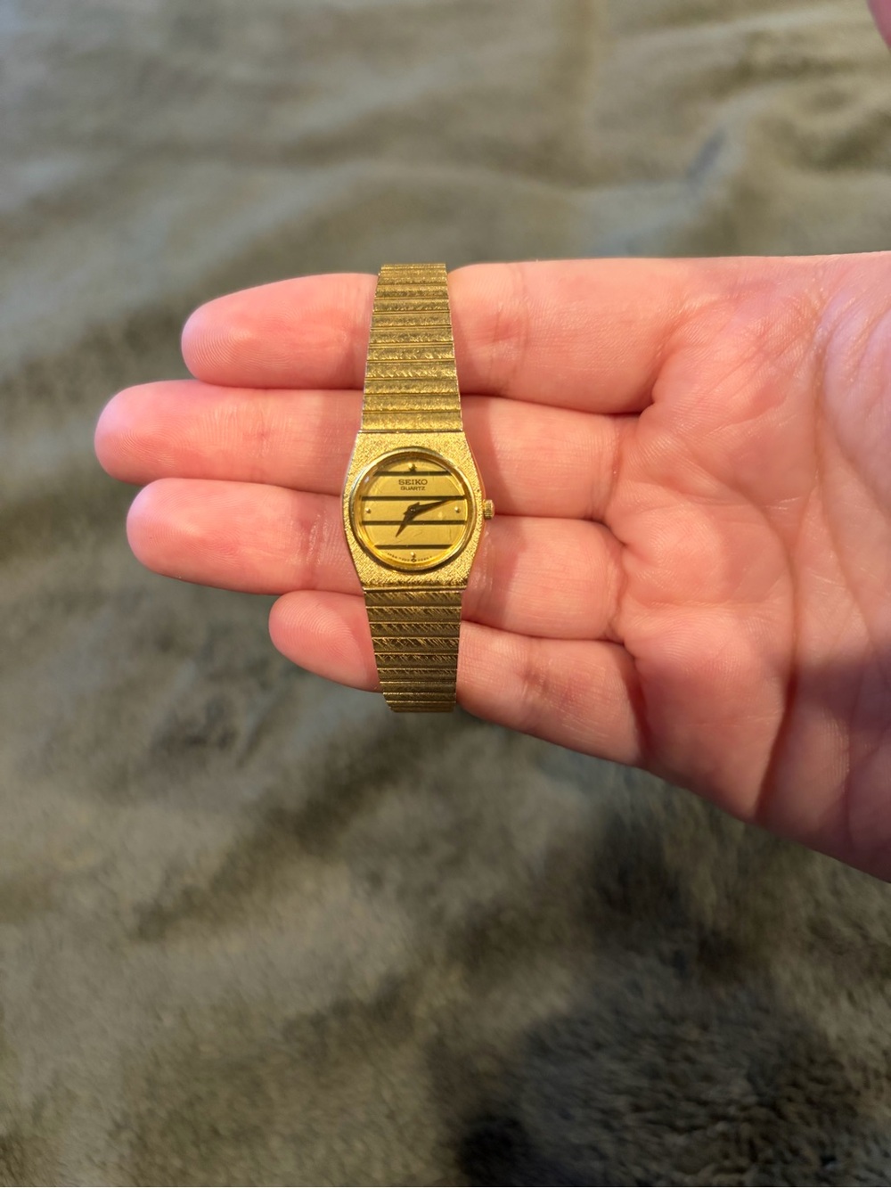 Gold Seiko Watch